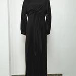 Dubai Middle East Kaftan Abaya Turkey Satin Dress. - EX-STOCK CANADA