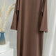 Dubai Middle East Turkey Dubai Solid Color Hoodie Dress - EX-STOCK CANADA