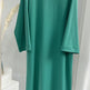 Dubai Middle East Turkey Dubai Solid Color Hoodie Dress - EX-STOCK CANADA