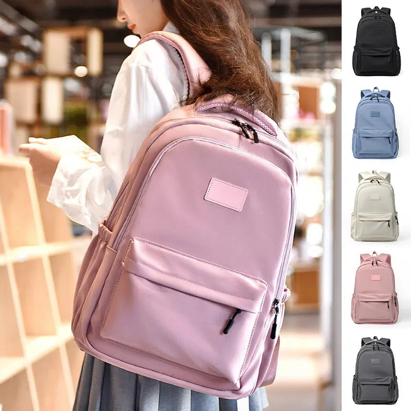 Mode Oxford Rucksack wasserdichte große Kapazität Junior High School Schülern Schoolbag Girls Solid Campus Reisetaschen Frauen und Männer.