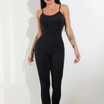 Spaghetti Strap One Piece UNitard Bodysuit Sumpsuit