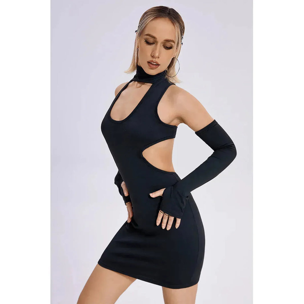 2024 Y2K Fashion Slim Bodycon Short Mini Dress Club Abiti per feste notturne