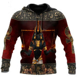 Men's Gothic Printed Street Fashion Classic Hoodie Pullover