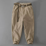 Men's Mid waist Loose Casual Chinos Pant trouser