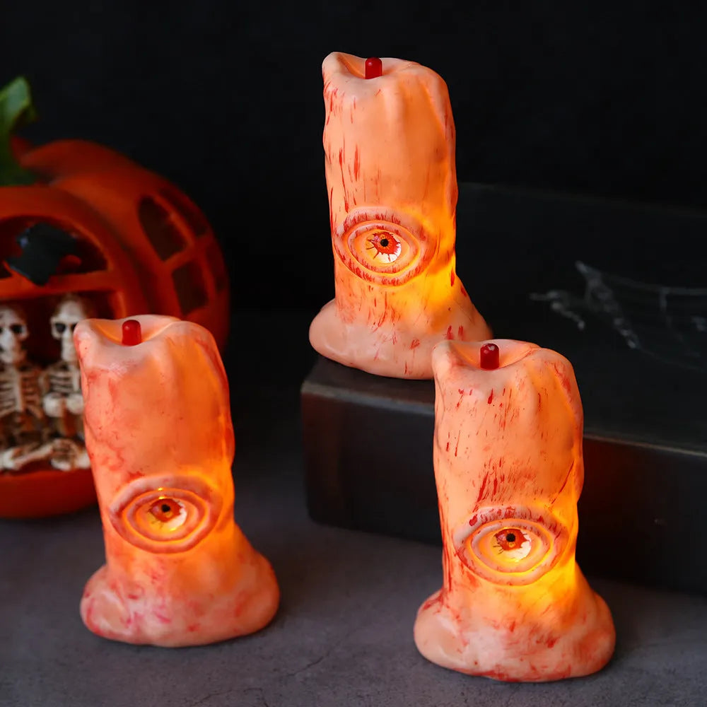 Buy Halloween Blood Eye Lamp LED Electronic Light-emitting Candle Light