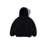 Simple Casual All-match Loose Hooded Thick Warm Bread Cotton Jacket Men