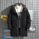 Thick Down Jacket Men Mid Length