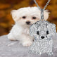 Eco-friendly Zinc Alloy Die Casting Puppy Pendant Necklace - EX-STOCK CANADA