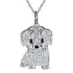 Eco-friendly Zinc Alloy Die Casting Puppy Pendant Necklace - EX-STOCK CANADA