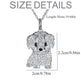 Eco-friendly Zinc Alloy Die Casting Puppy Pendant Necklace - EX-STOCK CANADA