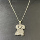 Eco-friendly Zinc Alloy Die Casting Puppy Pendant Necklace - EX-STOCK CANADA