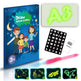 Educational Toy Drawing Pad 3D Magic 8 Light Effects Puzzle Board Sketchpad - EX-STOCK CANADA
