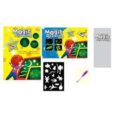 Educational Toy Drawing Pad 3D Magic 8 Light Effects Puzzle Board Sketchpad - EX-STOCK CANADA