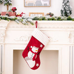 Christmas Decorations Gold Velvet Patch Christmas Stockings