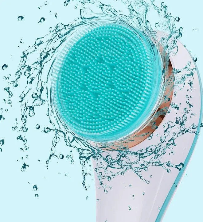 Electric Bath Brush Silicone Back Scrubber USB Rechargeable 2 Speeds Rotating Shower Brush Spa Waterproof Body Cleaning Brush - EX-STOCK CANADA