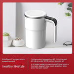 Electric Coffee Mug USB Rechargeable Automatic Magnetic Cup IP67 Waterproof Food-Safe Stainless Steel For Juice Tea Milksha Kitchen Gadgets - EX-STOCK CANADA