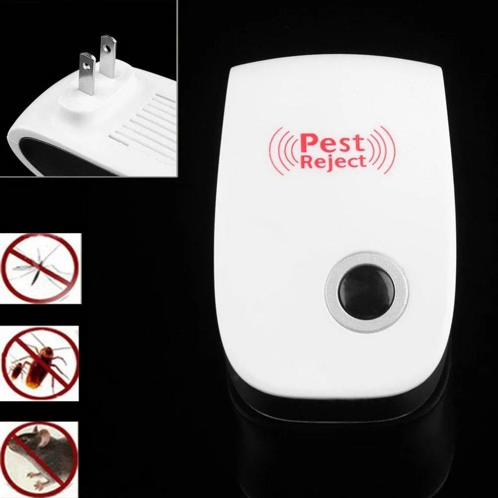 Electronic Ultrasonic Healthy Rechargeble Anti Mosquito Insect Pest Reject Mouse Repellent Repeller Practical Home EUUS Plug - EX-STOCK CANADA