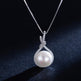 Elegant Natural Shell Pearls White Pearl Pendant Necklace - EX-STOCK CANADA
