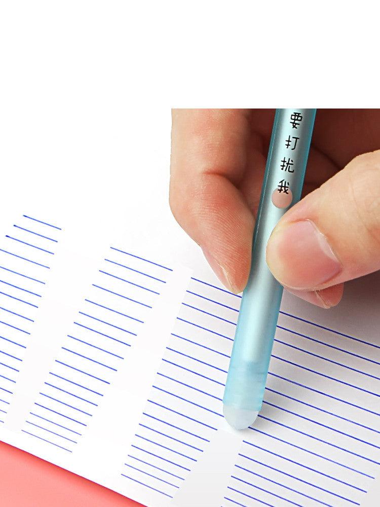 Elementary School Students Use An Erasable Gel Pen To Rub The Easy Sassafras Magic Eraser Pen - EX-STOCK CANADA