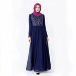 Embroidered Arab Lace Long Sleeve Dress - EX-STOCK CANADA