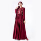 Embroidered Arab Lace Long Sleeve Dress - EX-STOCK CANADA