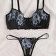 Embroidered Lace Sexy Lingerie Temptation Lingerie Set - EX-STOCK CANADA