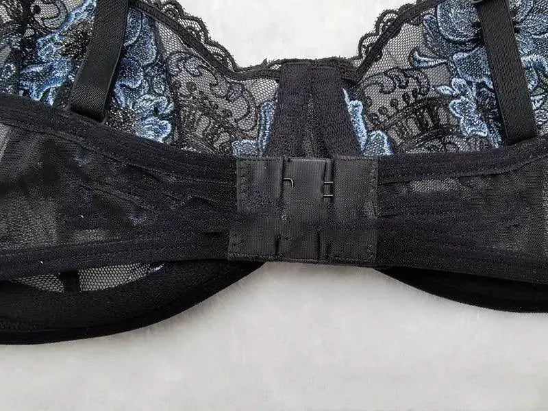 Embroidered Lace Sexy Lingerie Temptation Lingerie Set - EX-STOCK CANADA