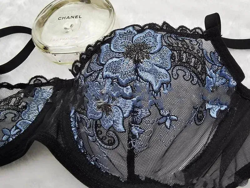 Embroidered Lace Sexy Lingerie Temptation Lingerie Set - EX-STOCK CANADA