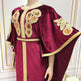 Embroidered Turkish Sequined Gold Velvet Dubai Middle East Women Dress - EX-STOCK CANADA