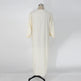 Ethnic Style Loose Casual Embroidery White Arab Robe - EX-STOCK CANADA