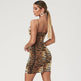 European And American Leopard Print Sleeveless Mini Dress - EX-STOCK CANADA