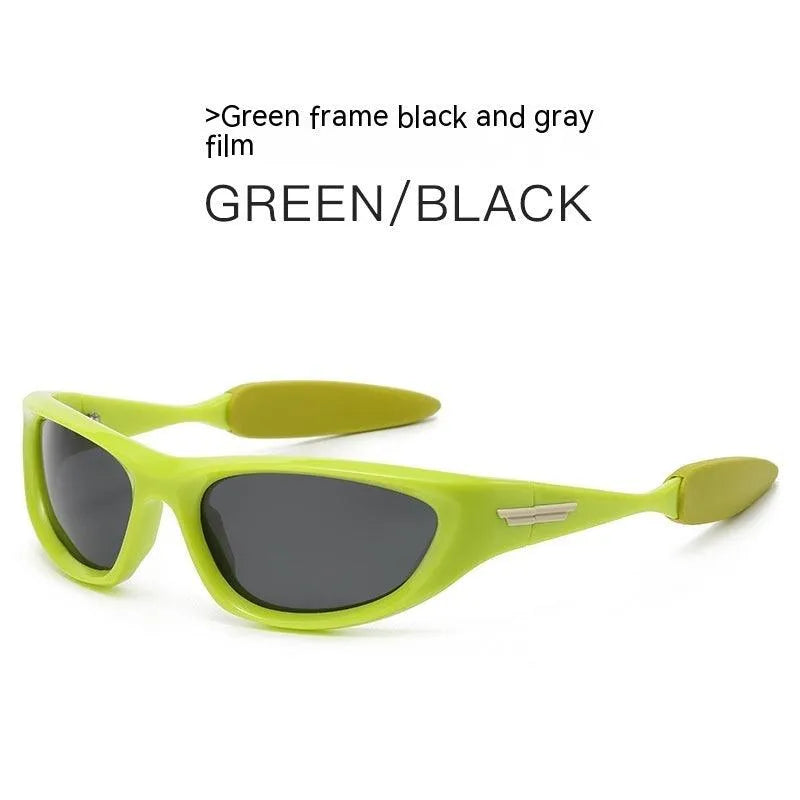 European And American Retro Fashion Colorful Cat Eye Riding Sunglasses For Women - EX-STOCK CANADA