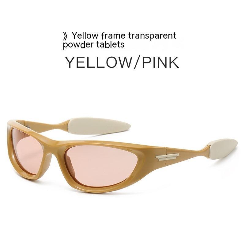 European And American Retro Fashion Colorful Cat Eye Riding Sunglasses For Women - EX-STOCK CANADA