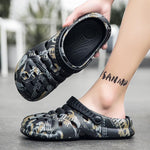 Eva Men's Summer Outer Toe Croc Half Slide Slippers - EX-STOCK CANADA