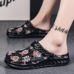 Eva Men's Summer Outer Toe Croc Half Slide Slippers - EX-STOCK CANADA