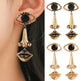 Exaggerated Long Retro Nose Lips Eye Earrings - EX-STOCK CANADA