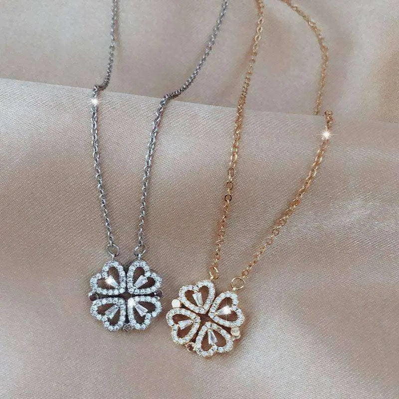 Explosive Style Detachable Deformed Four leaf Clover Women Necklace - EX-STOCK CANADA