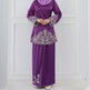 Exquisite Embroidery Two-piece Suit for Turkey Dubai Middle East Women Abaya inspired - EX-STOCK CANADA