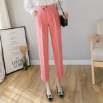 Tapered Trousers Women's Slim Harem Suit Trousers