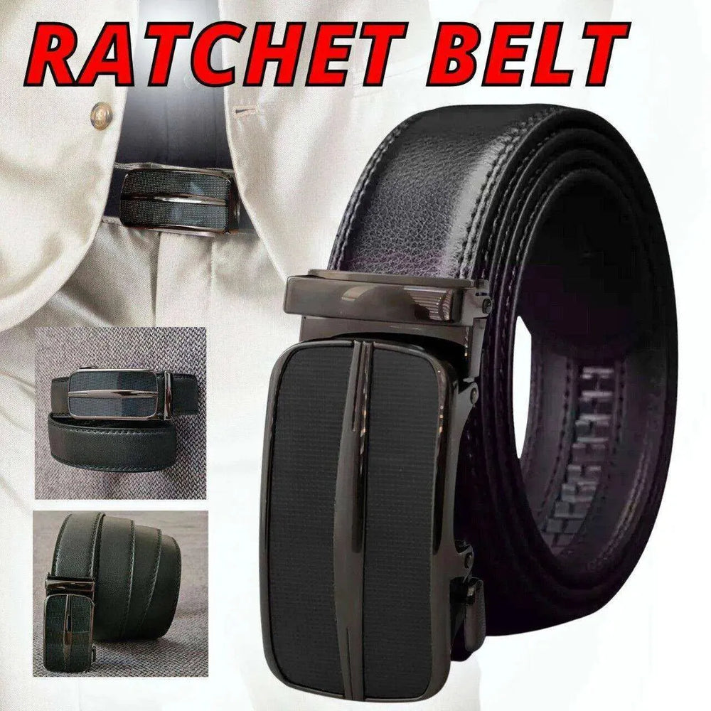 Men's Ratchet Belt Leather Mens Belt With Slide Buckle Ratchet Belts For Men USA - EX-STOCK CANADA