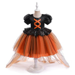 Halloween Girls' Witch Dress Performance Costume Party Dress