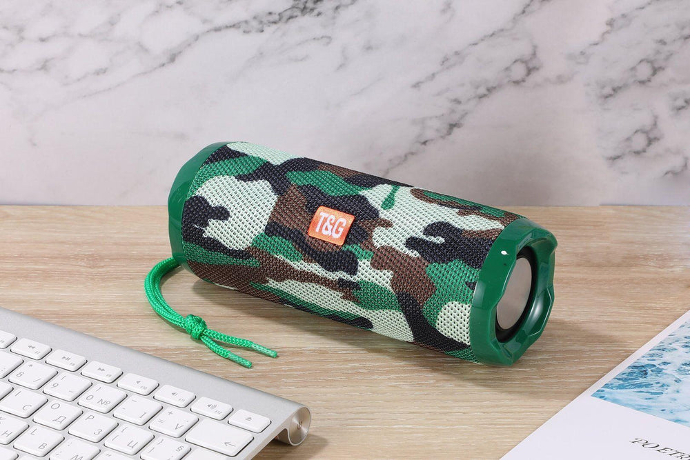 Fabric Portable Creative With Card Holder Wireless Bluetooth Speaker - EX-STOCK CANADA