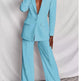 Fashion Business Women's Clothing Long Sleeve Trousers Suit - EX-STOCK CANADA