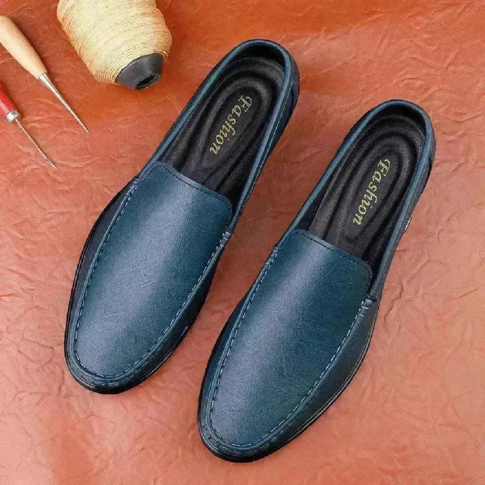 Fashion Cowhide Casual Loafers Men Business Shoe Office Shoe for Men Genuine Leather Shoe for Men - EX-STOCK CANADA