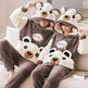 Fashion Hooded Coral Fleece Casual Loungewear Set - EX-STOCK CANADA