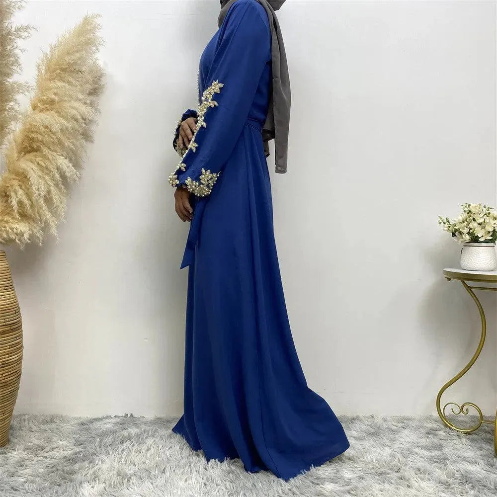 Fashion Lace Beaded Arab Dress Women - EX-STOCK CANADA