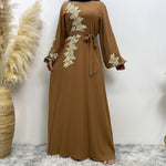 Fashion Lace Beaded Arab Dress Women - EX-STOCK CANADA