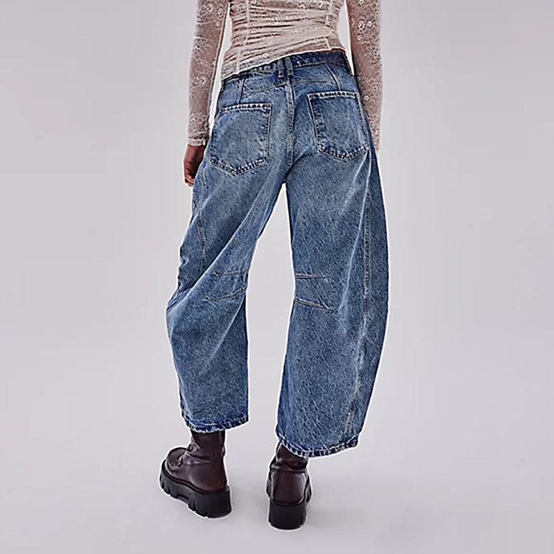 Fashion Loose Wide-leg Pants Summer Sports Straight Casual Cotton Trousers Women's Trouser Pant - EX-STOCK CANADA
