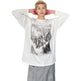 Fashion Painting Printing Long Sleeve Shirt top. - EX-STOCK CANADA