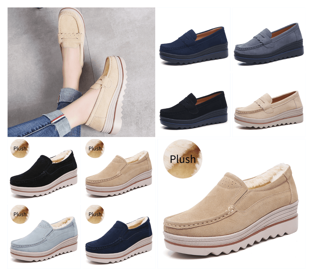 Fashion platform rocking shoes women's single shoes mom shoes casual women's shoes - EX-STOCK CANADA